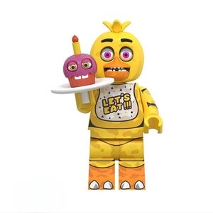 Five Nights at Freddy's Custom Lego Minifigure Dirty chica chik